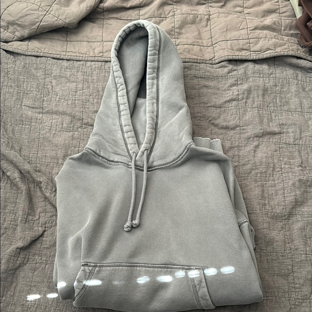 Cropped Grey Hoodie